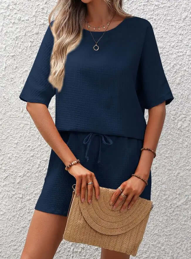 Comfortable Casual 2 Piece Loungewear Set