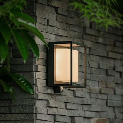 Weatherproof Outdoor Wall Light with Motion Sensor