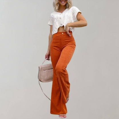 Comfortable High Waist Loose Fit Women's Pants