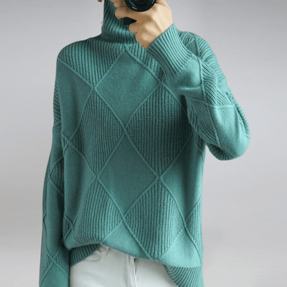 Soft Crew Neck Oversized Cashmere Sweater