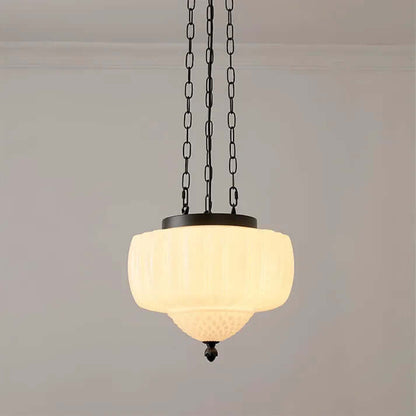 Contemporary Chrome Hanging Light Fixture