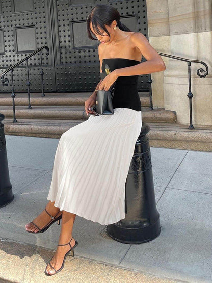 Sleeveless Flowy Waist Dress