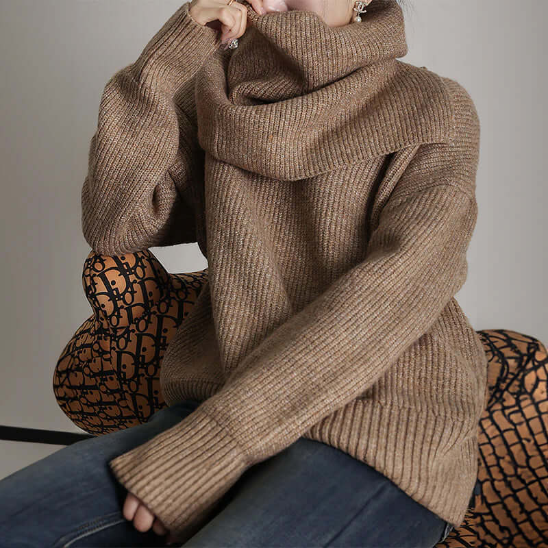 Ladies' Big Fit Crew Neck Sweater
