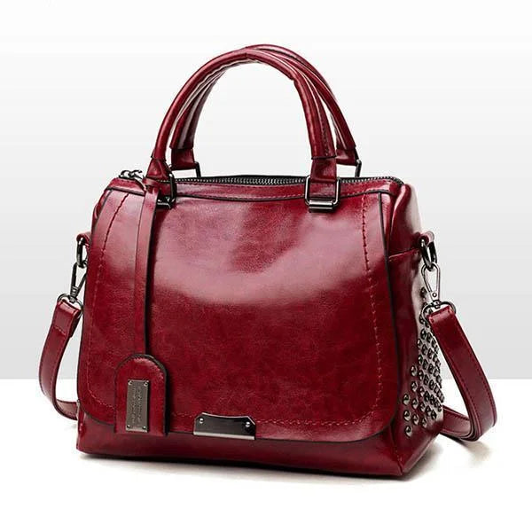 Stylish Genuine Leather Tote Handbag for Women - Luxivelle