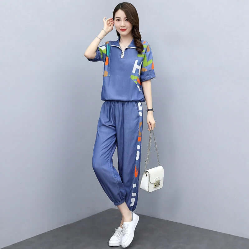 Relaxed Fit 2 Piece Outfit for Women