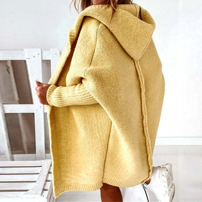 Women's Cozy Long Sleeve Hooded Sweater