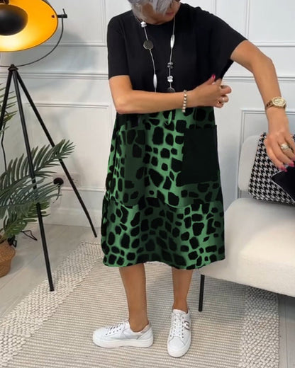 Classic Ladies Floral Midi Dress