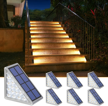 2-Pack Outdoor Solar Powered Garden Lights – Waterproof LED Path Lights