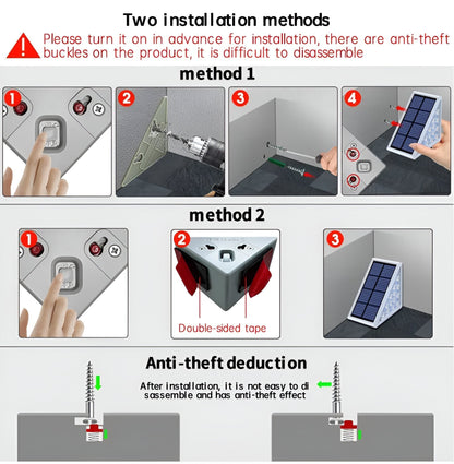 2-Pack Outdoor Solar Powered Garden Lights – Waterproof LED Path Lights
