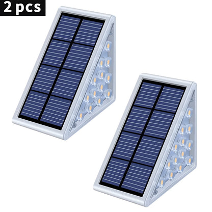 2-Pack Outdoor Solar Powered Garden Lights – Waterproof LED Path Lights