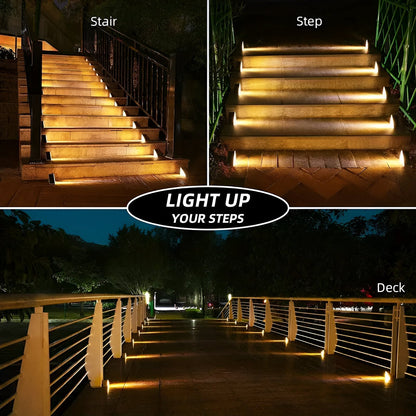 2-Pack Outdoor Solar Powered Garden Lights – Waterproof LED Path Lights