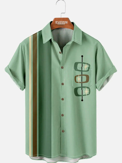 Lightweight Mens Summer Short Sleeve Shirt