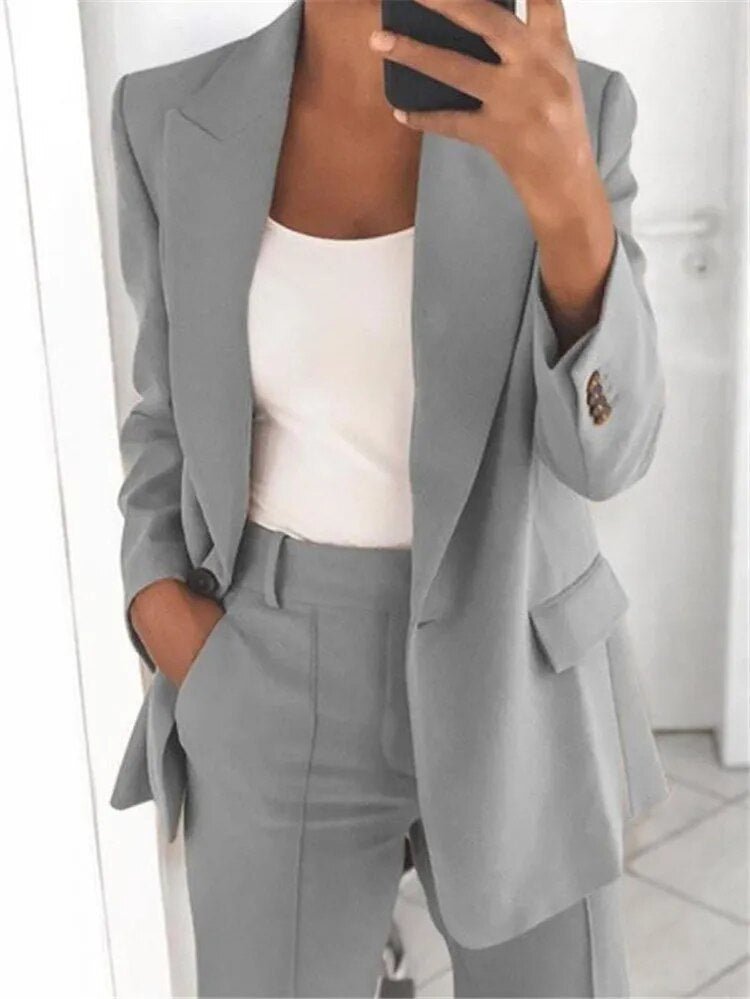 Ladies' Classic Suit Jacket Set