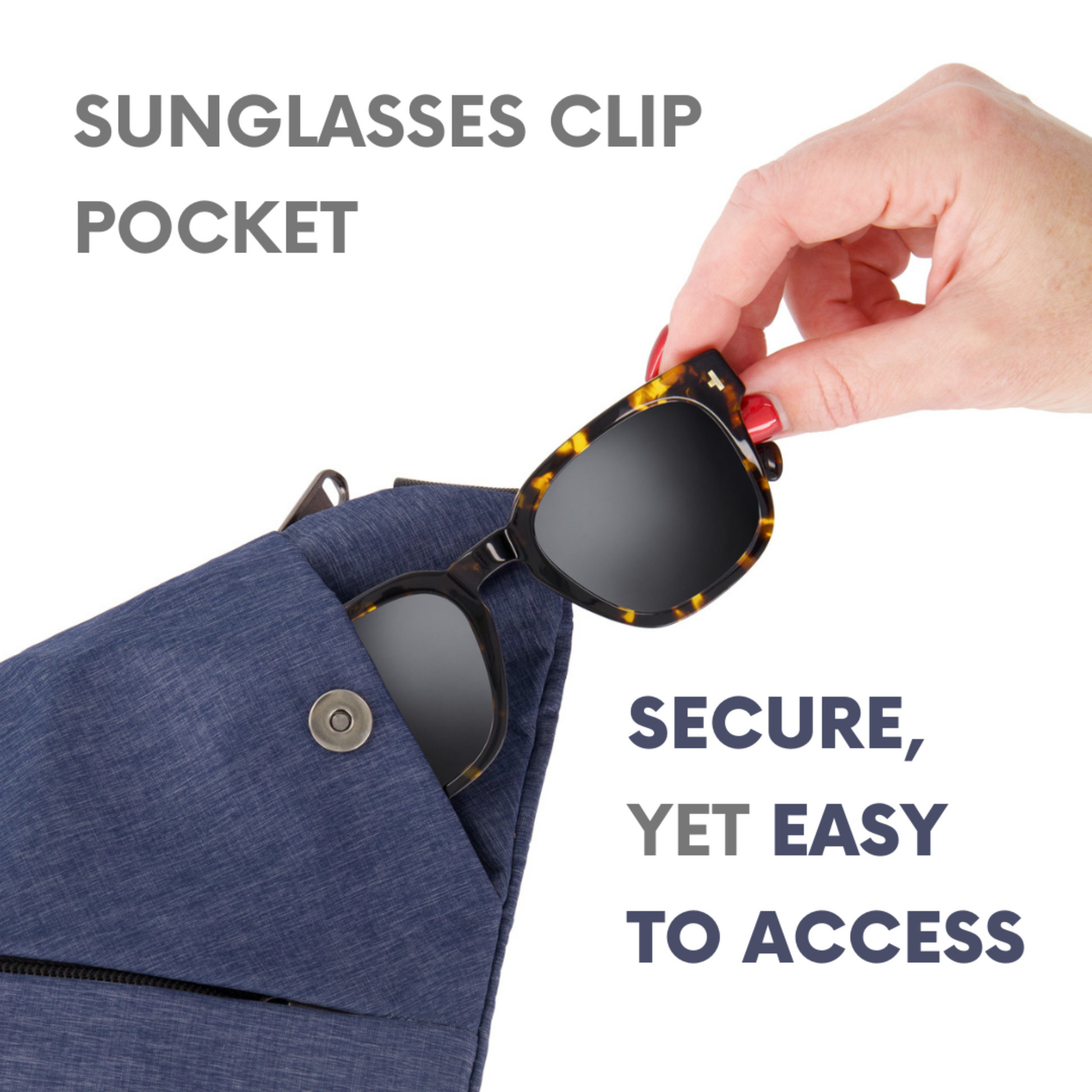 Anti-Theft Crossbody Sling Bag | RFID Protected and Slash-Resistant - Trendy Melbourne
