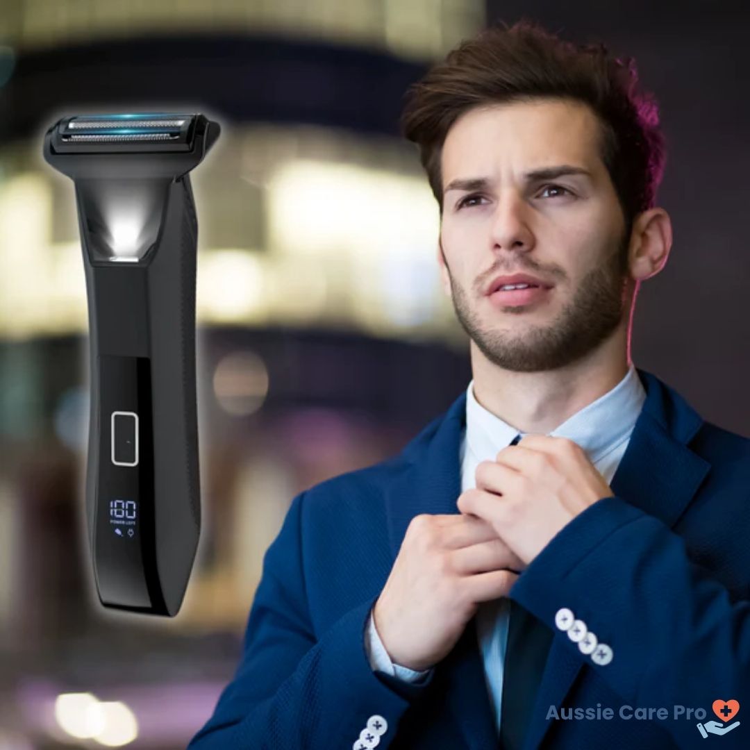 Advanced Men's Grooming Trimmer with Dual Edge Blades