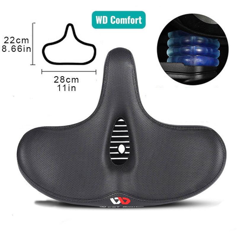 Soft Cushion Extra Wide Bike Seat for Comfortable Rides