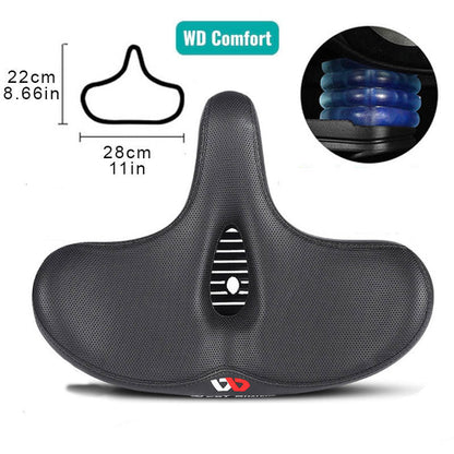 Soft Cushion Extra Wide Bike Seat for Comfortable Rides
