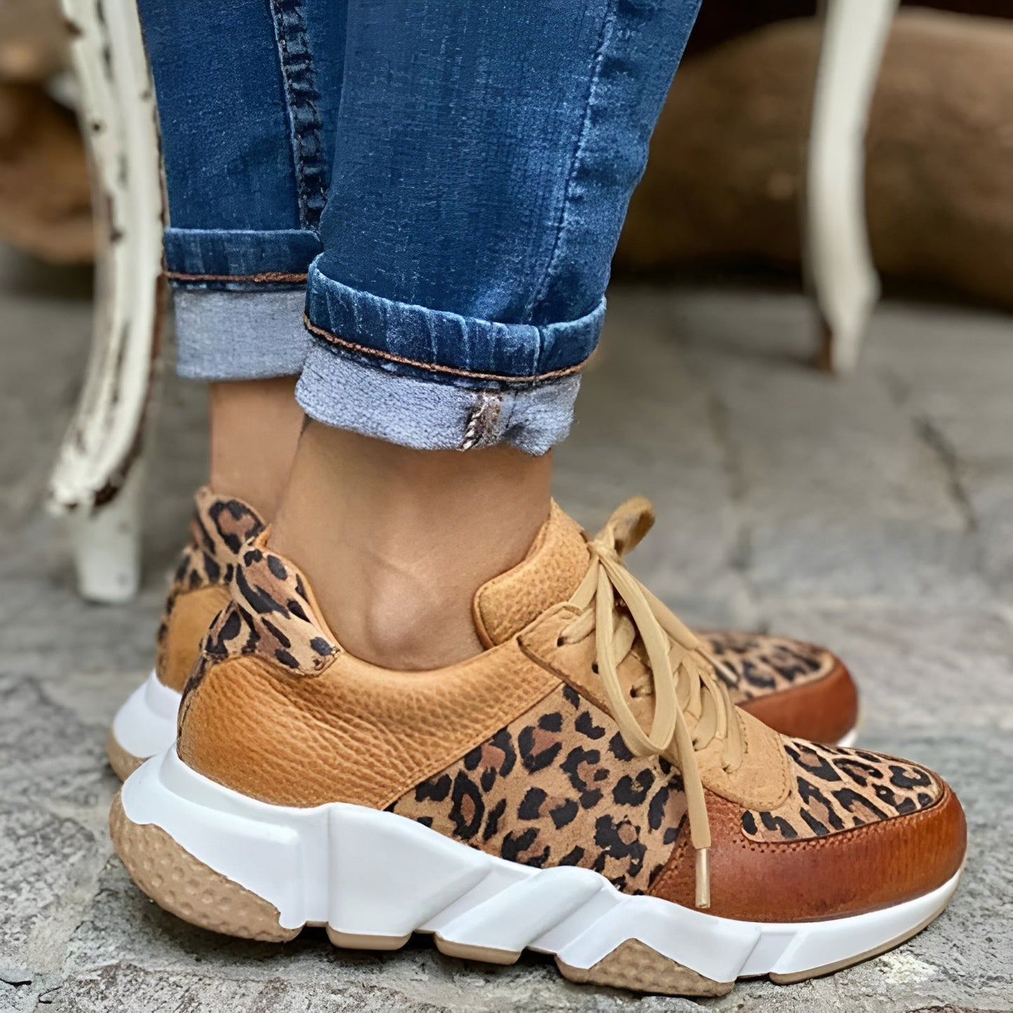 Hugo | Comfortable leopard shoes