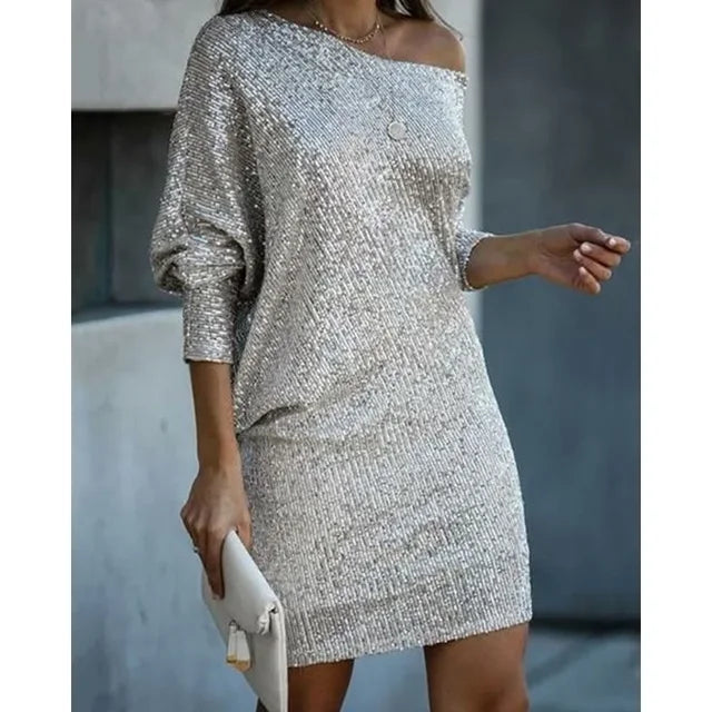 Glittery Girls' Party Evening Dress