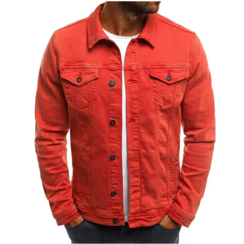 Timeless Mens Button Down Jacket