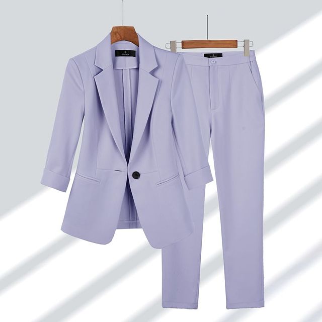Classic 2 Piece Business Suit Set - Luxivelle