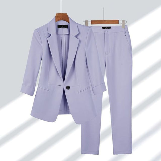 Classic 2 Piece Business Suit Set - Luxivelle