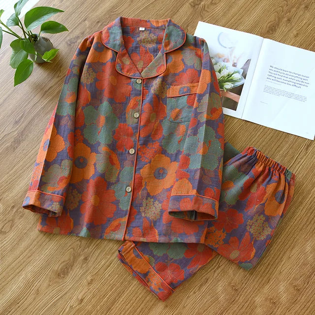 Comfy Ladies Floral Pajama Set