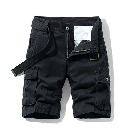 Relaxed Fit Cargo Shorts - Luxivelle