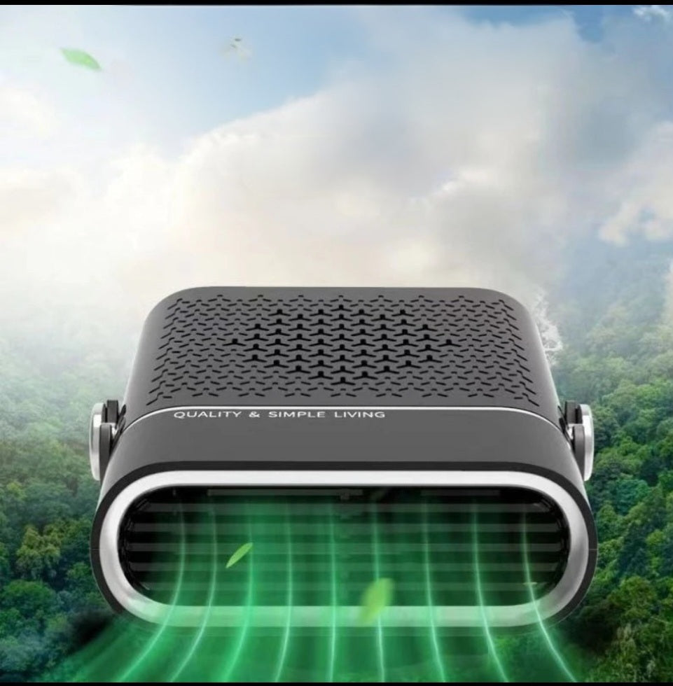 Portable 4-in-1 Auto Fan Heater with 360 Rotation