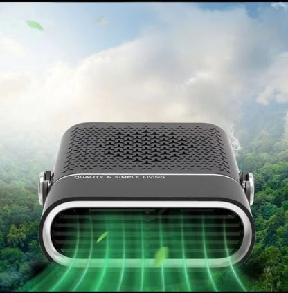 Portable 4-in-1 Auto Fan Heater with 360 Rotation