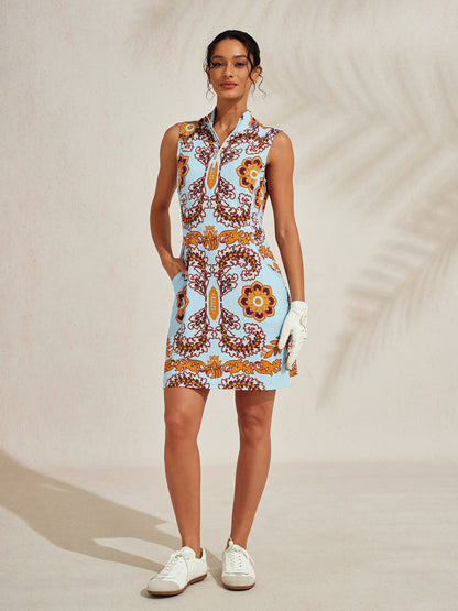 Comfortable Sun Protective Cap Sleeve Dress UPF 50+