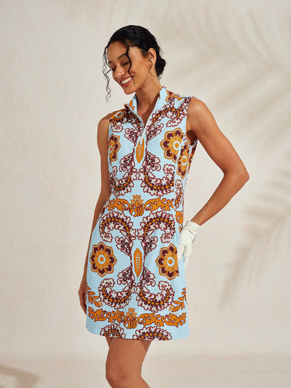 Comfortable Sun Protective Cap Sleeve Dress UPF 50+