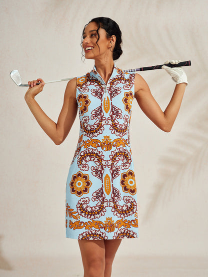 Comfortable Sun Protective Cap Sleeve Dress UPF 50+