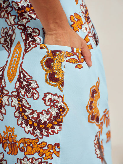Comfortable Sun Protective Cap Sleeve Dress UPF 50+