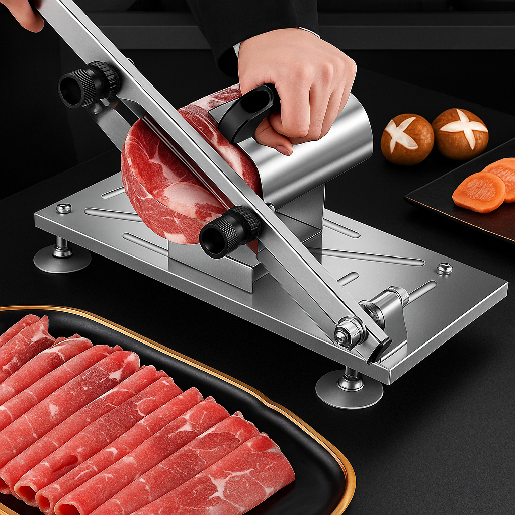 Premium Stainless Steel Kitchen Slicer for Home Use - Luxivelle