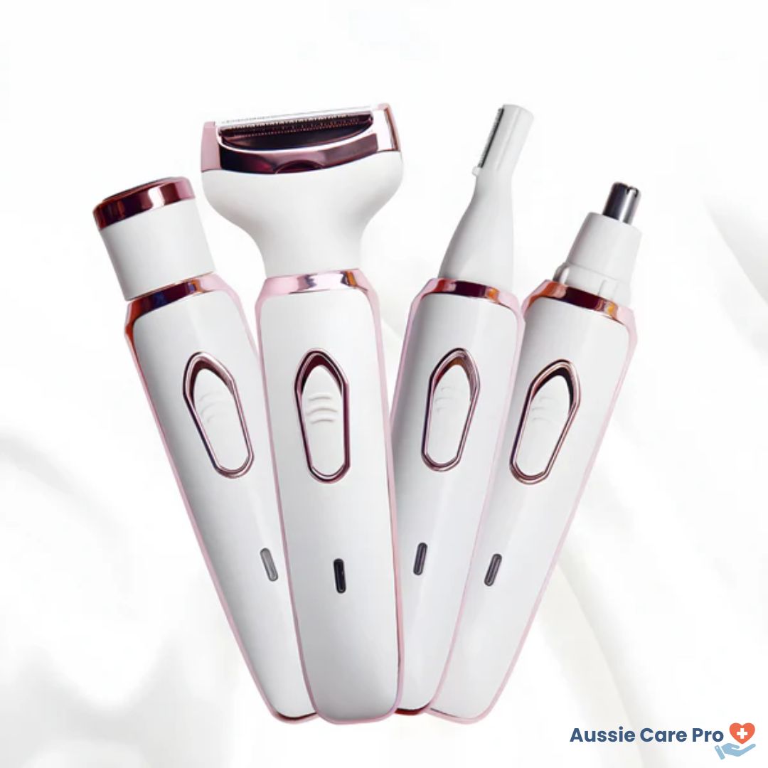 Easy 4-in-1 Epilator for Smooth Body Hair Removal - Luxivelle