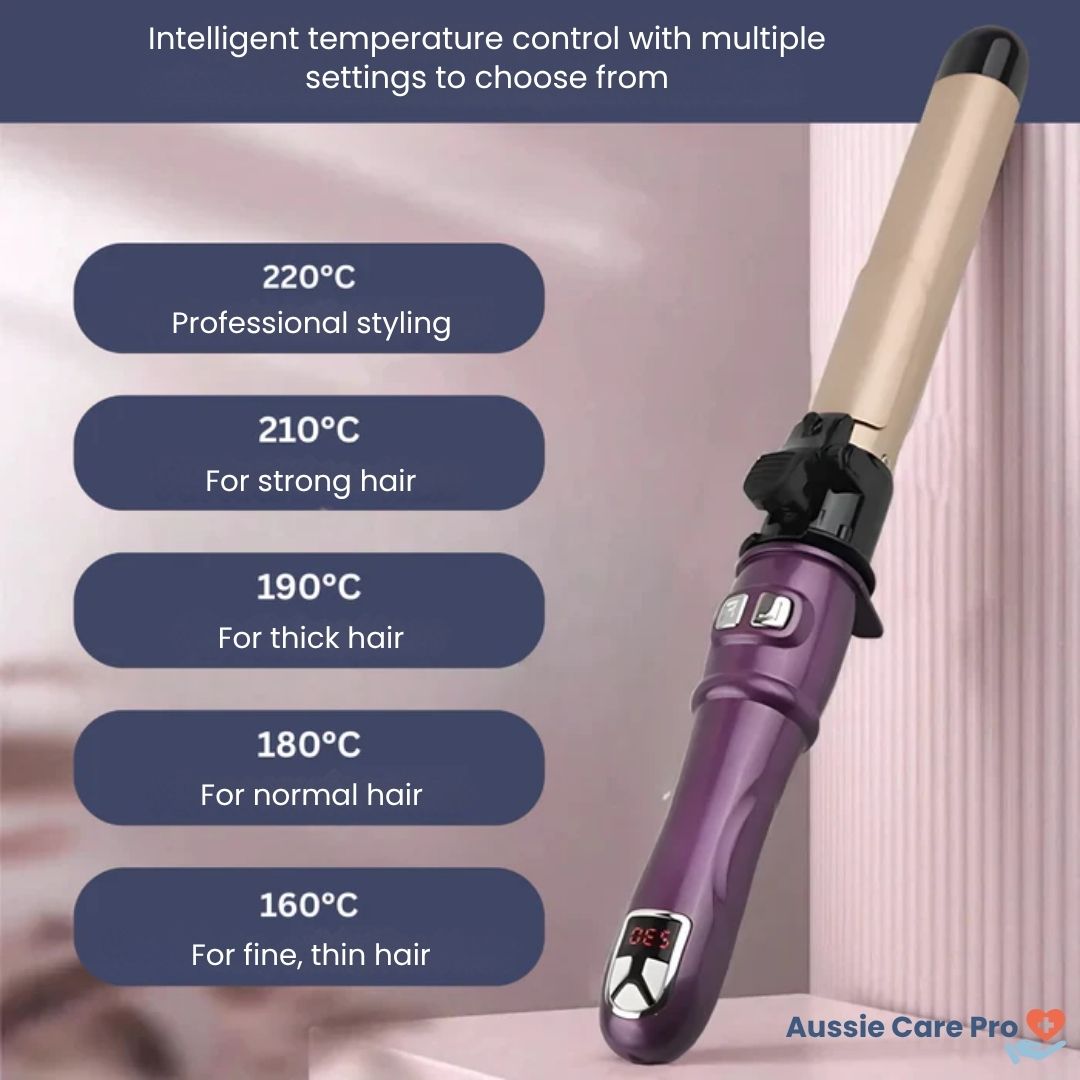Easy to Use Heated Ceramic Curling Iron