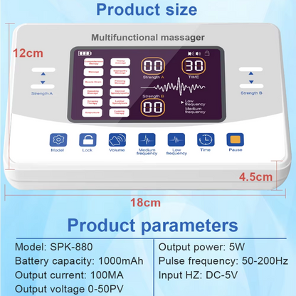 Digital Electric Massage Device - 12 Mode Muscle Reliever