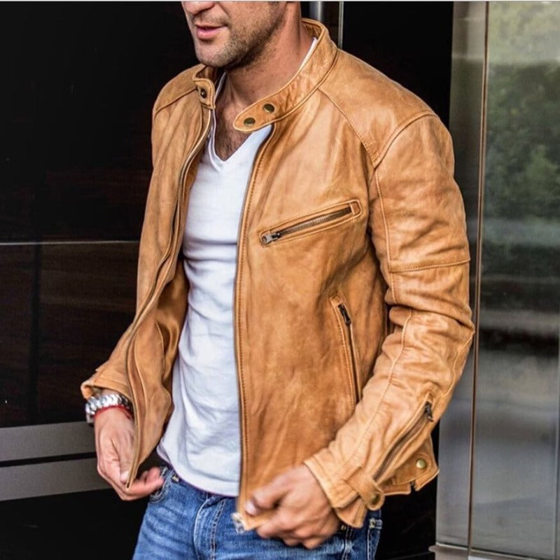 Practical Mens Zip Up Jacket with Multiple Pockets