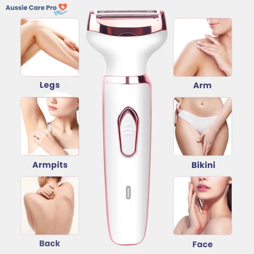 Easy 4-in-1 Epilator for Smooth Body Hair Removal