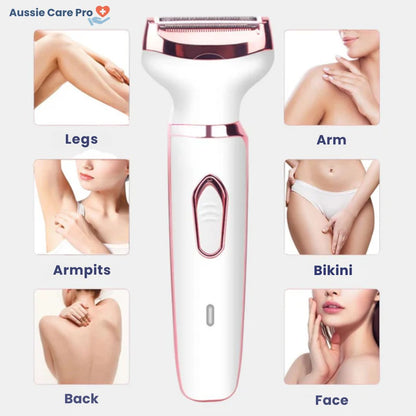 Easy 4-in-1 Epilator for Smooth Body Hair Removal
