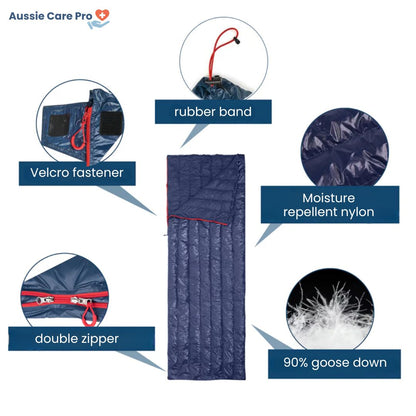 Cozy Insulated Sleeping Bag - Soft & Compact