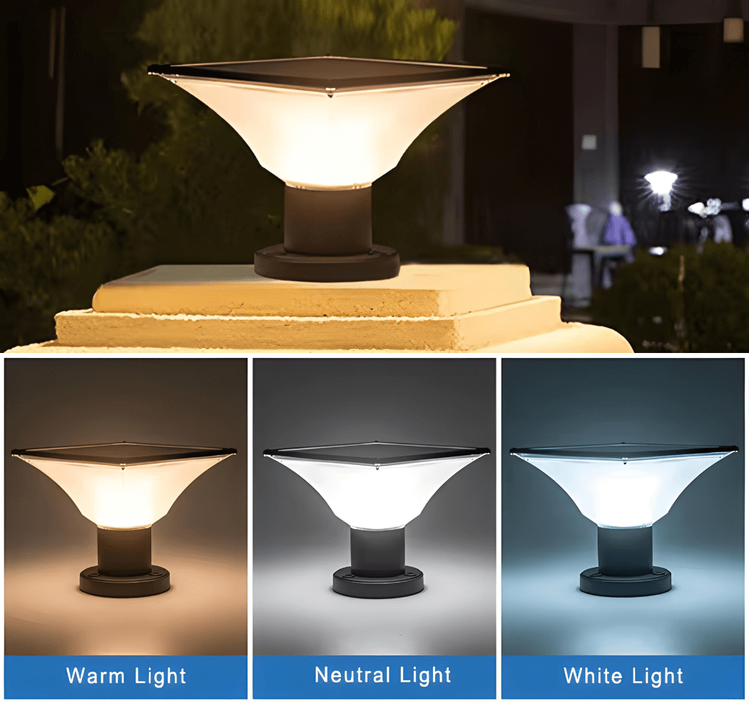 Outdoor Solar Garden Lamp - Waterproof LED 3 Mode