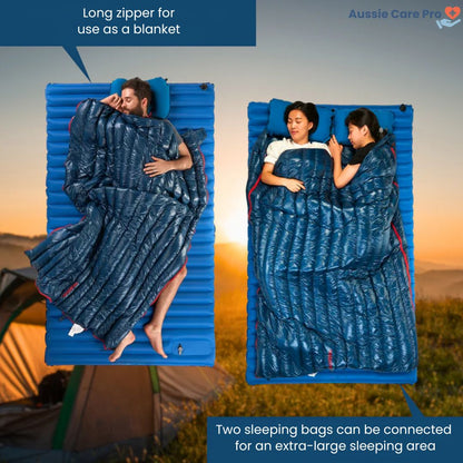 Cozy Insulated Sleeping Bag - Soft & Compact