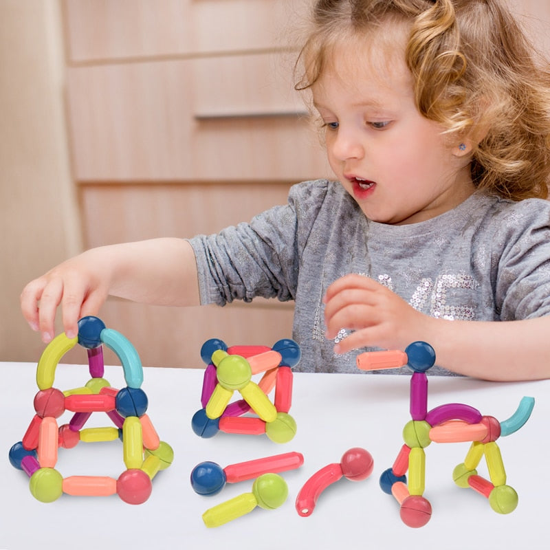 Fun Magnetic Building Blocks for Kids STEM Toy