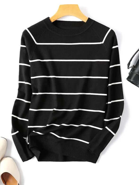 Classic Fit Colorful Knit Women's Sweater