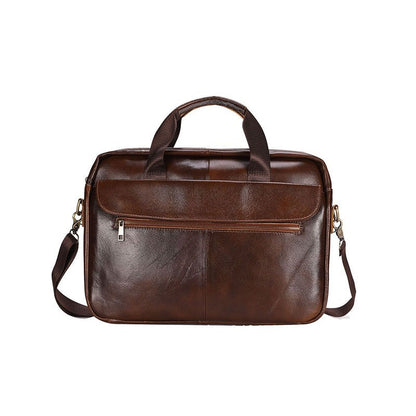 Authentic Leather Mens Crossbody Bag – Adjustable Strap