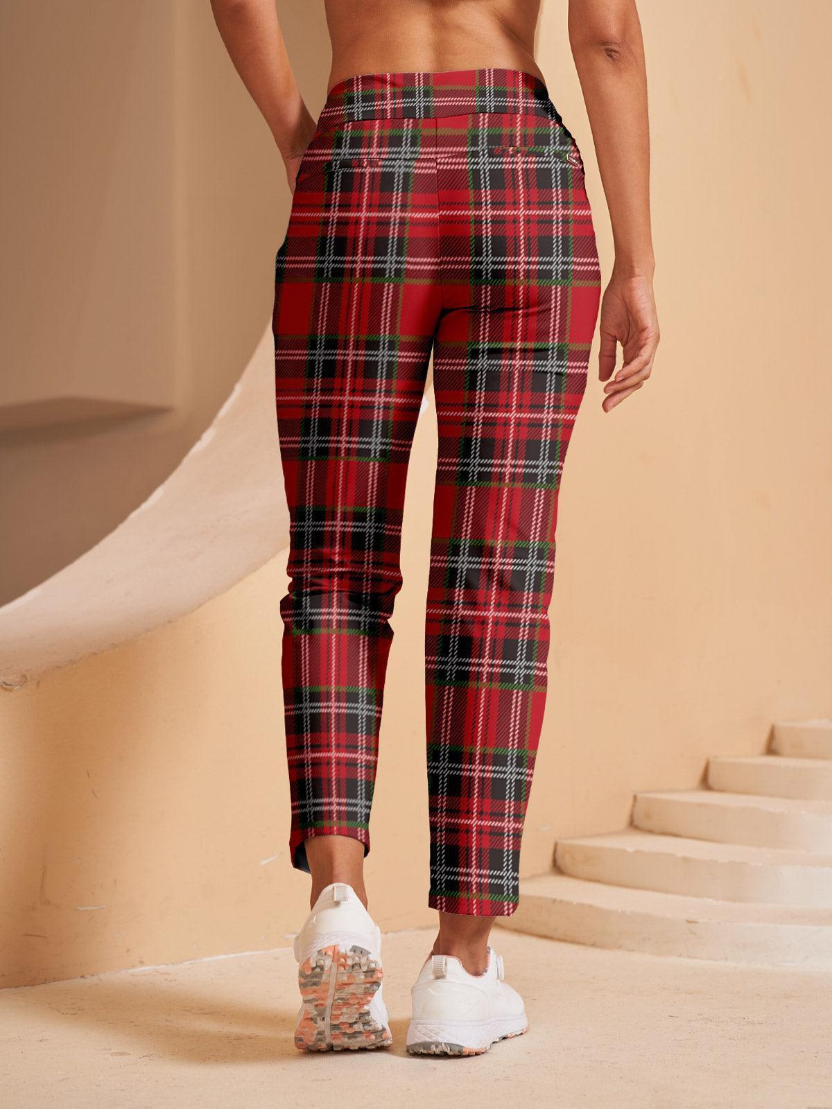 Comfortable 28 Inch Stretchy Slim Fit Ankle Pants