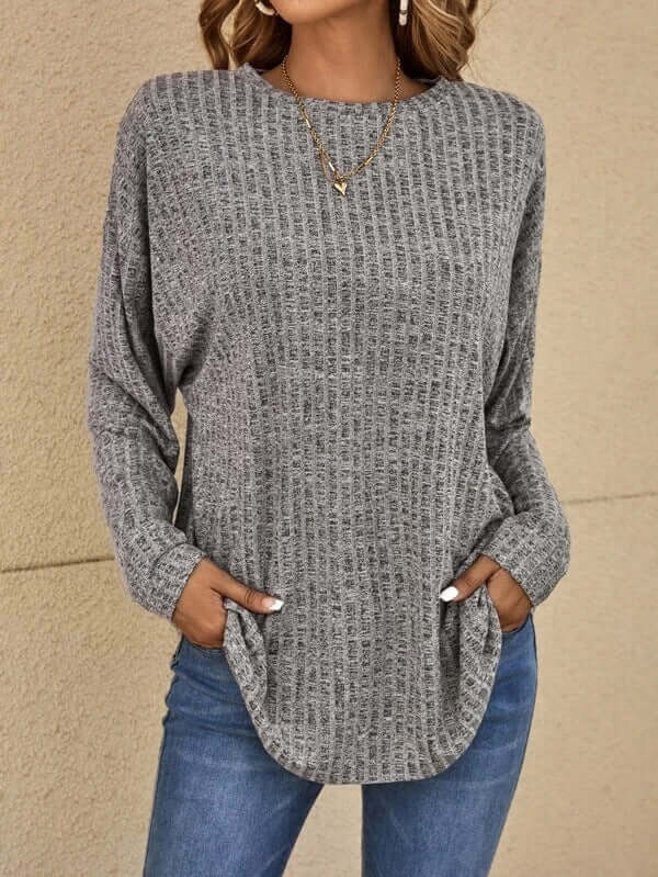 Comfortable Fit Women's Knit Relaxed Tee