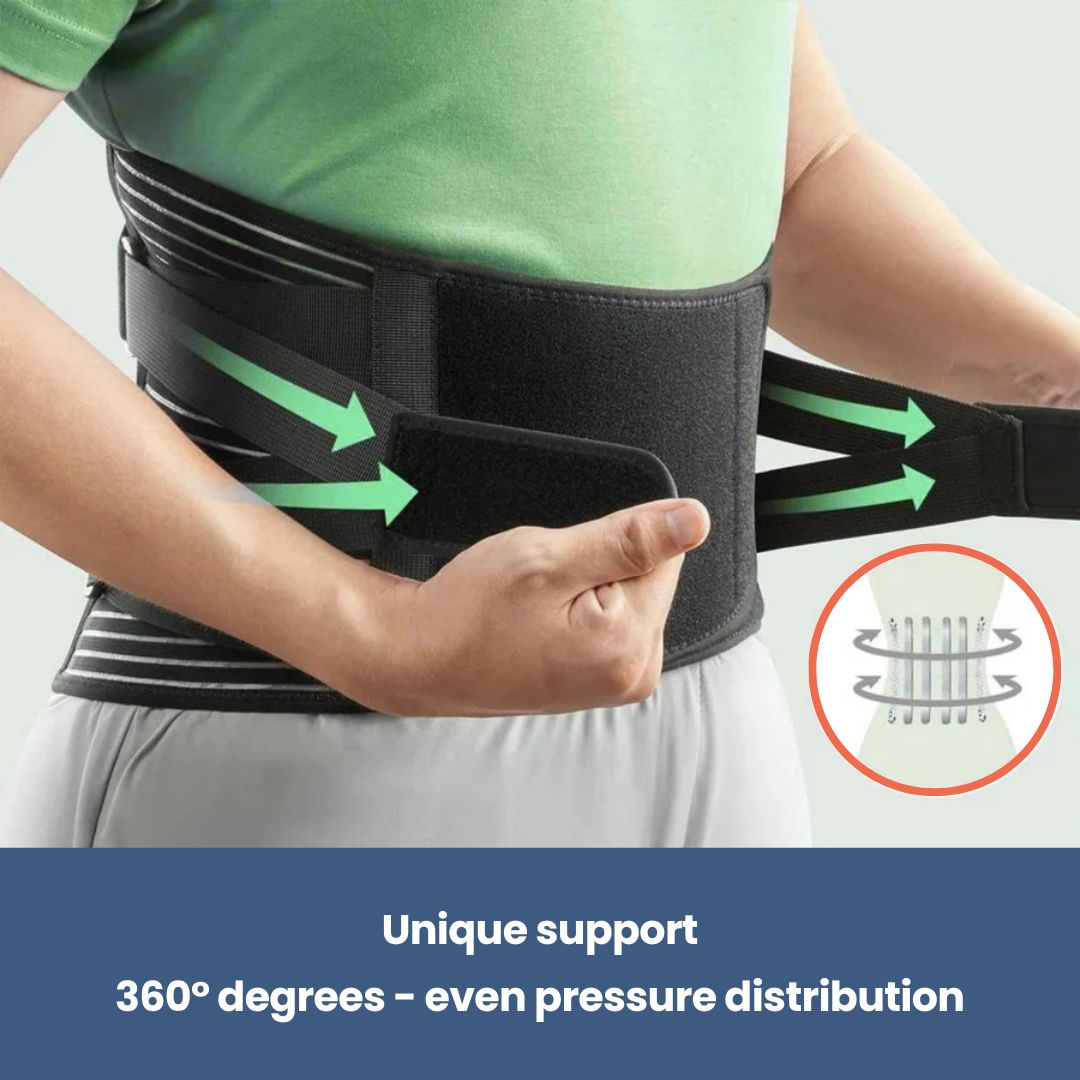 Comfortable Back Support Belt for Lower Back Pain Relief